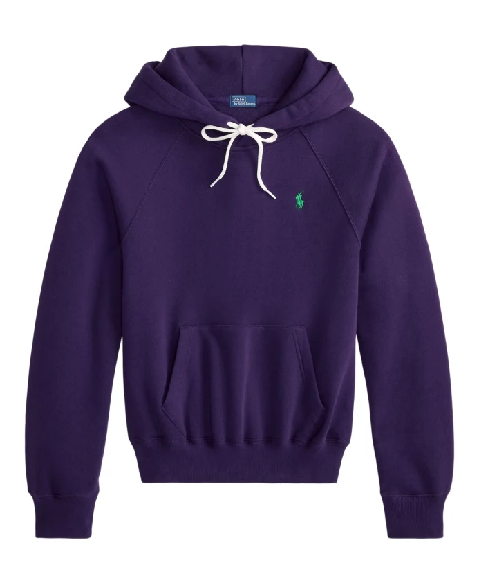 

Фиолетовый свитер с капюшоном и челкой Polo Ralph Lauren, фиолетовый