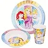 Набор Micro Kids из 3 предметов (тарелка, миска и чашка, 260 мл) Princess Friendship Adventures Stor