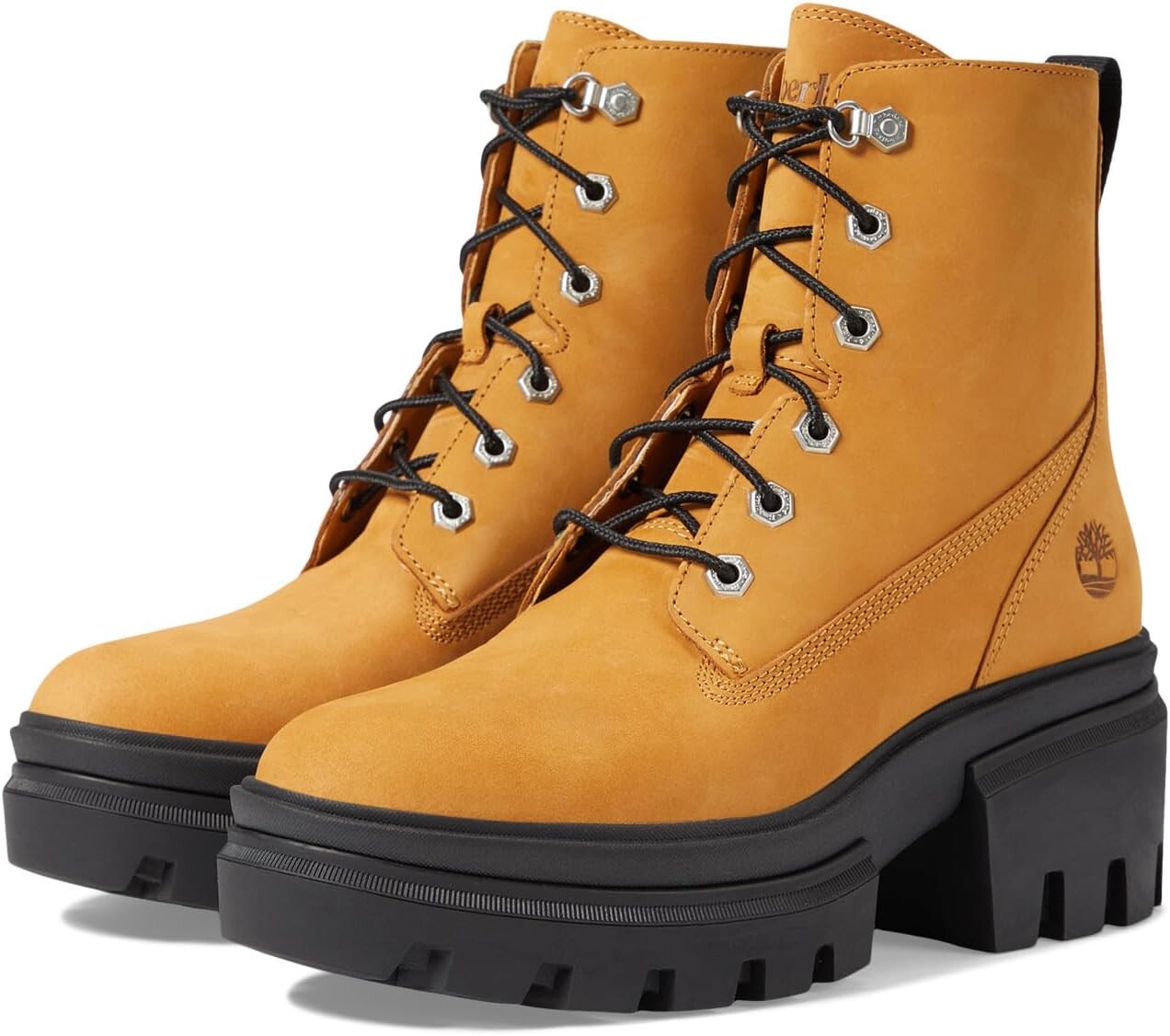 

Ботинки Timberland Everleigh 6" Lace-Up Boot, цвет Wheat Nubuck