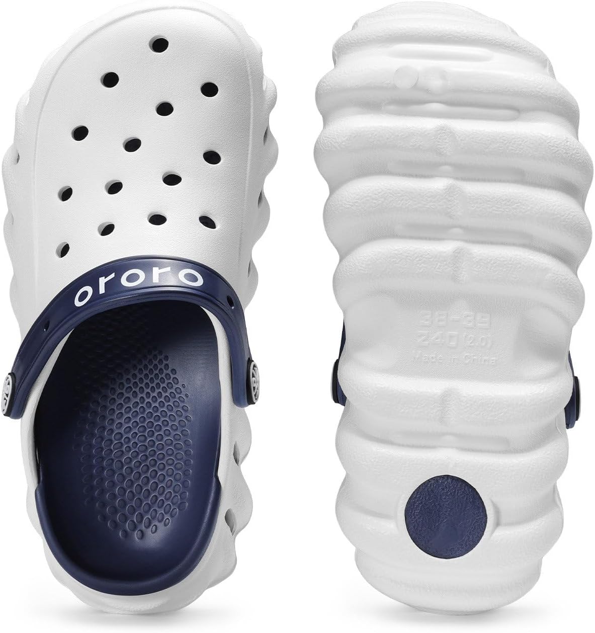 

Садовые сабо ORORO унисекс, легкие слипоны для использования в помещении и на открытом воздухе, белый
