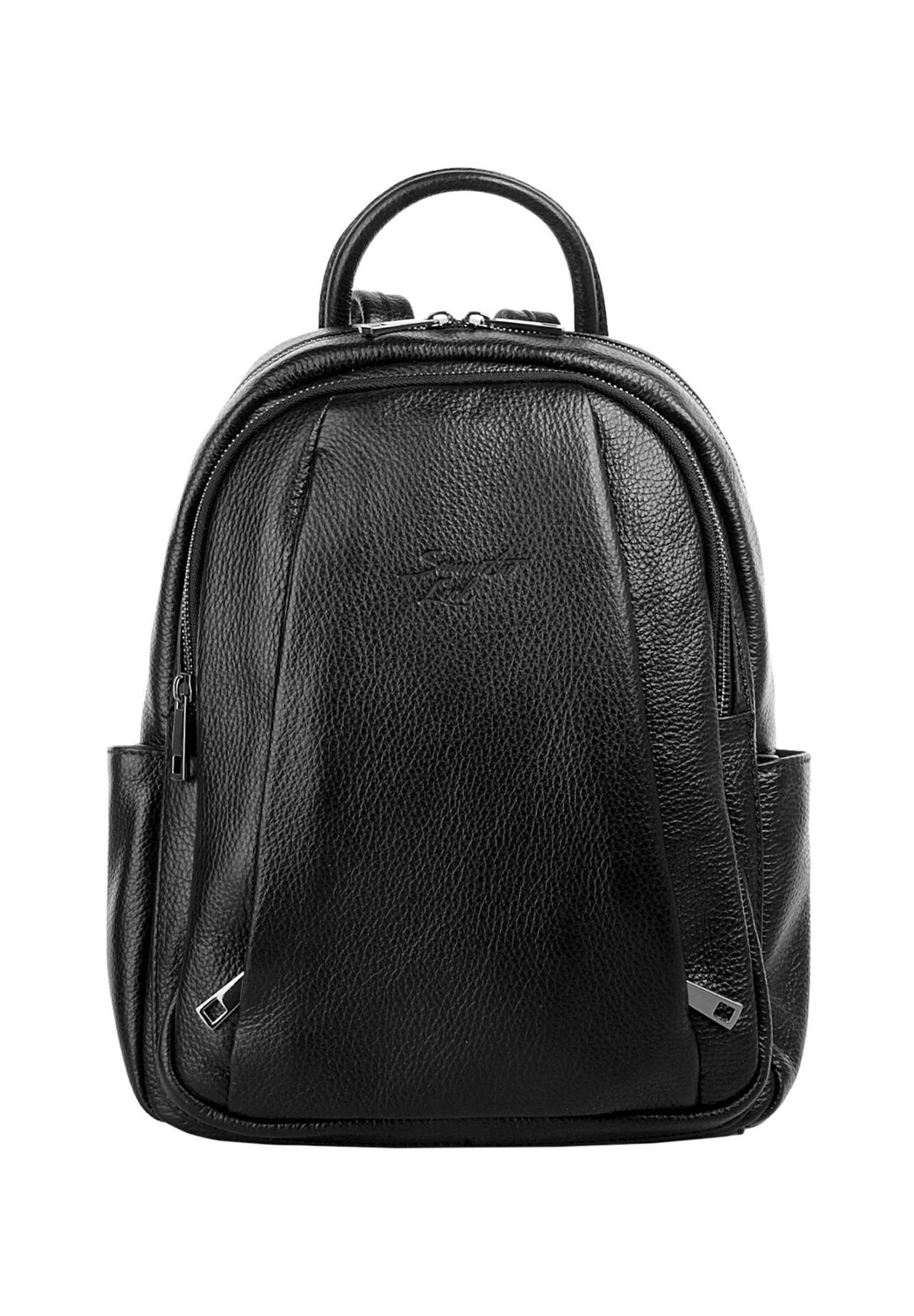 

Рюкзак из натуральной кожи, производство Италия Samantha Look, черный