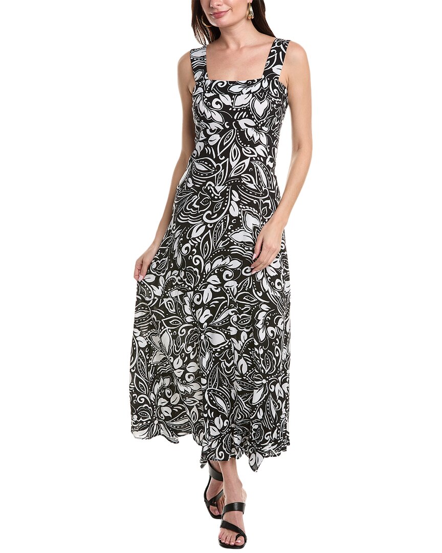

Платье макси Vince Camuto с ярусами, черный