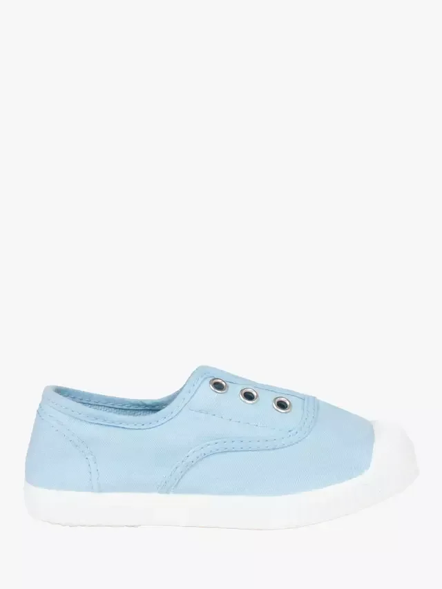 Детские кеды Hampton Plum из парусины Trotters, Ice Blue