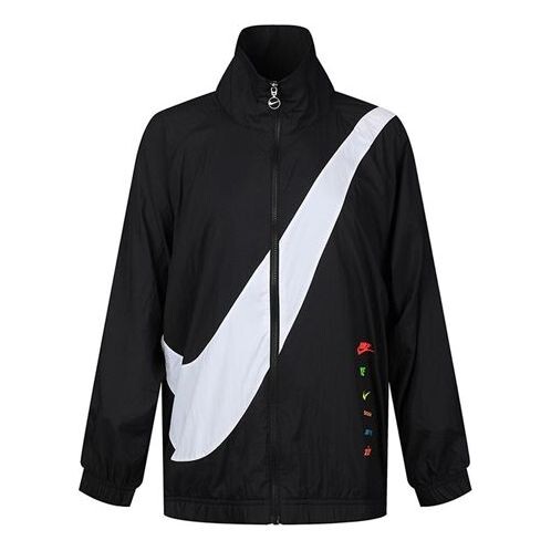 

Куртка с большой галочкой Nike, черный
