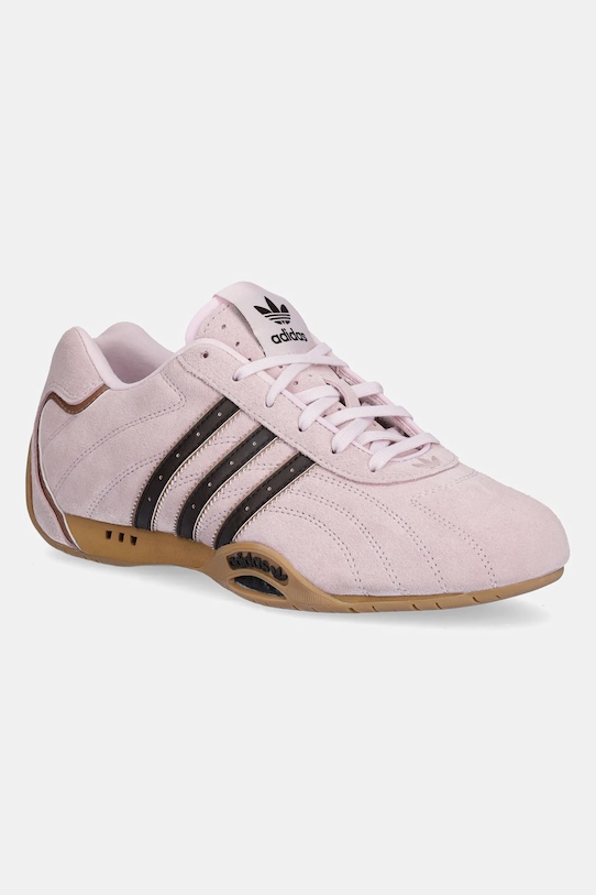 Замшевые кроссовки Adiracer LO Adidas Originals, розовый