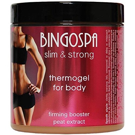

Антицеллюлитный жиросжигающий термогель с торфом 250 г BINGOSPA slim&strong