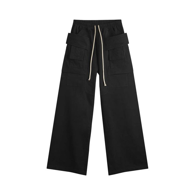 

Брюки Rick Owens DRKSHDW Creatch Wide Cargo Drawstring Pants, Black