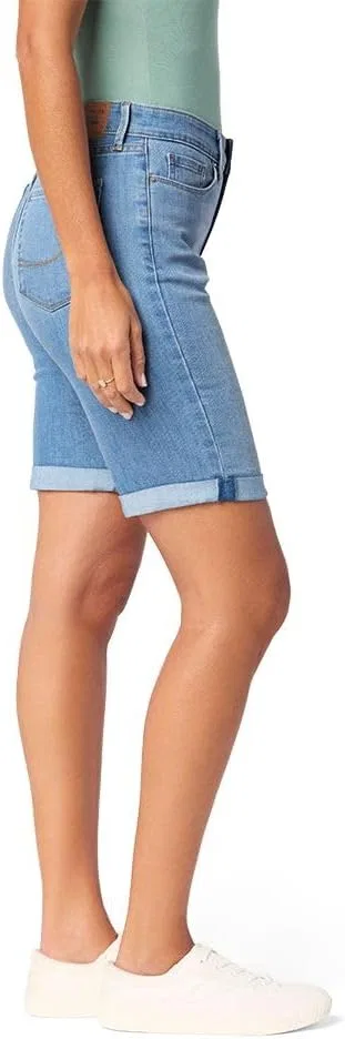 Шорты бермуды женские Levi Strauss Signature Gold, цвет Space Ice — фото 2