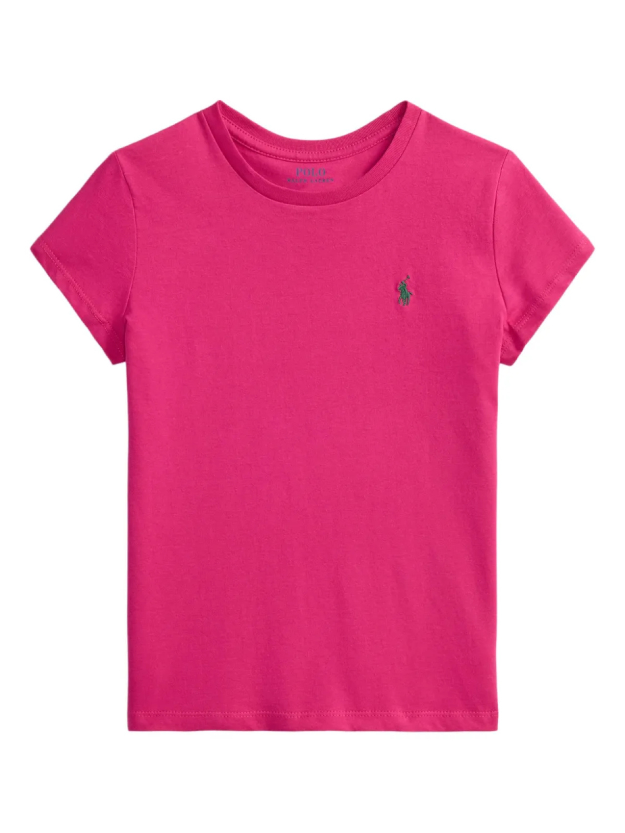

Футболка хлопковая с вышивкой POLO RALPH LAUREN KIDS, розовый