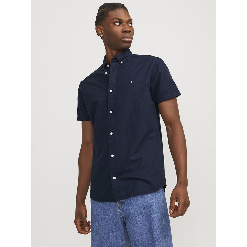

Рубашка с коротким рукавом Jack & Jones Summer Shield, синий