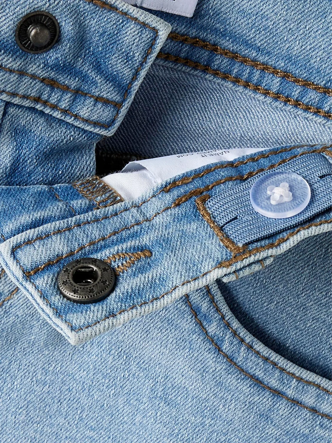 Шорты джинсовые Name it, light blue denim — фото 4