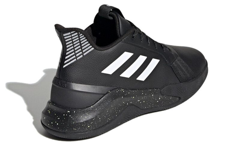 Runthegame Винтаж Баскетбольные Кроссовки Мужские Низкие Черные Adidas — фото 4