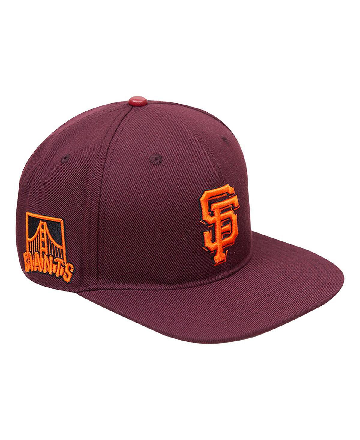 

Мужская бордовая шляпа San Francisco Giants Wine Snapback Pro Standard