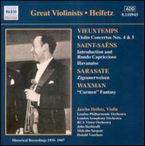 

CD диск Waxman / Sarasate / Heifetz / Barbirolli: Plays Vieuxtemps/Saint-Saens/S