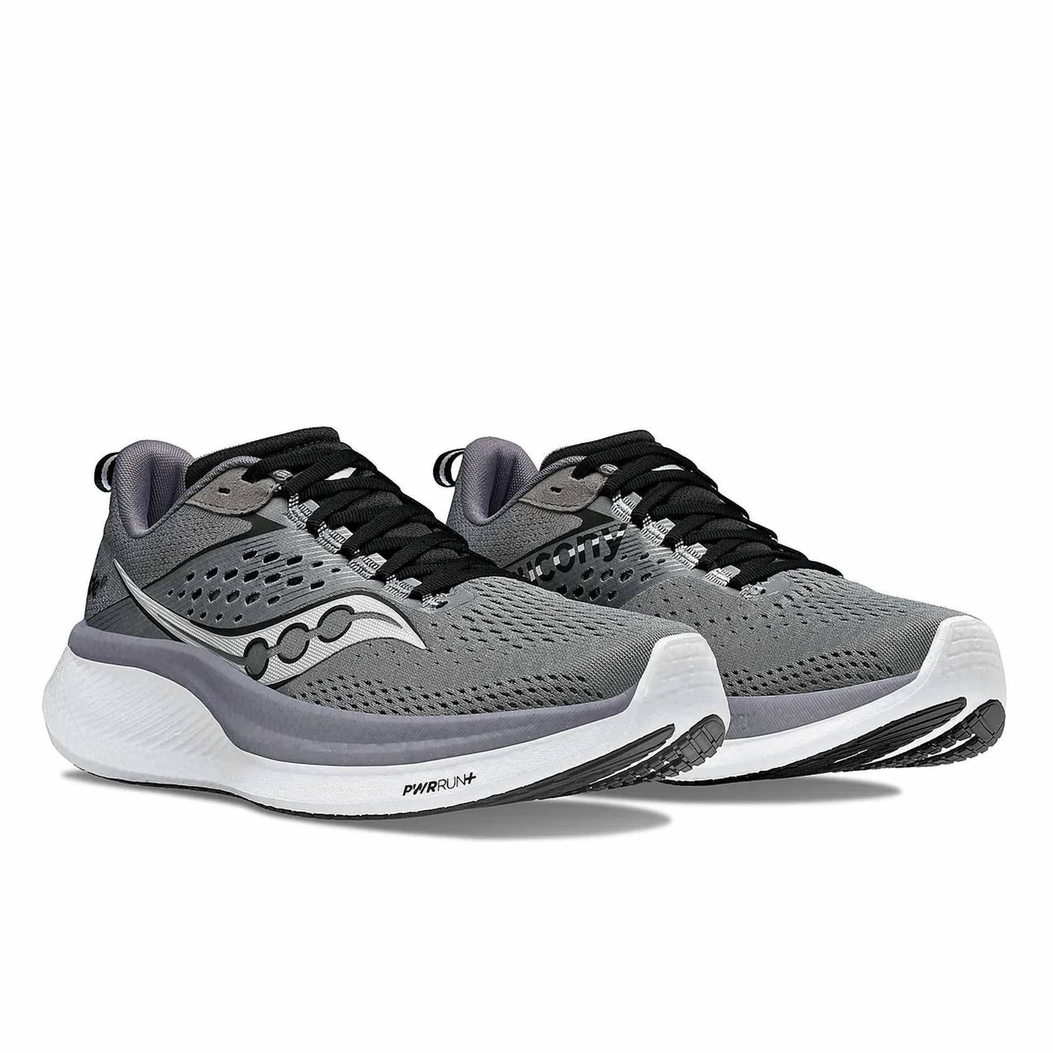 Мужские кроссовки Ride 17 в цвете Cinder/черный Saucony, Cinder/Black — фото 2