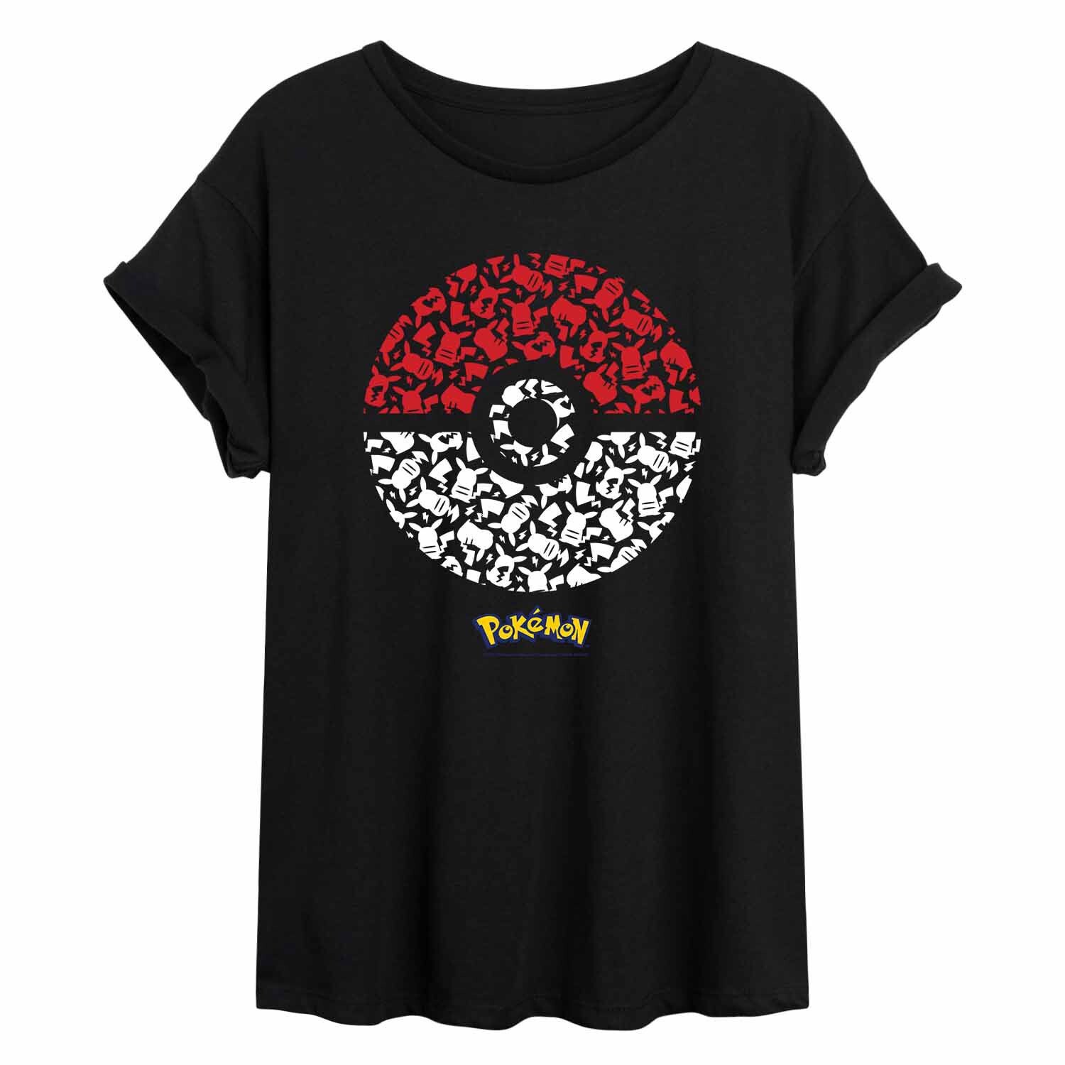 

Струящаяся футболка Pokémon Poké Ball для юниоров Licensed Character