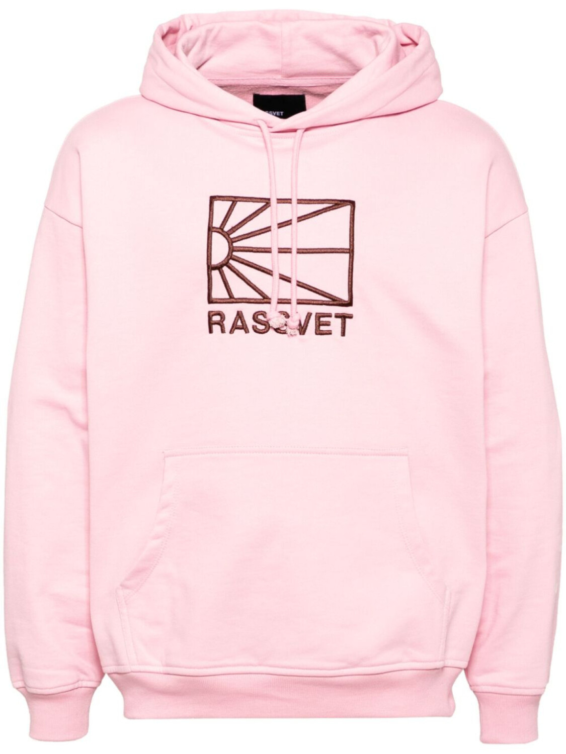 

RASSVET худи с вышитым логотипом, розовый