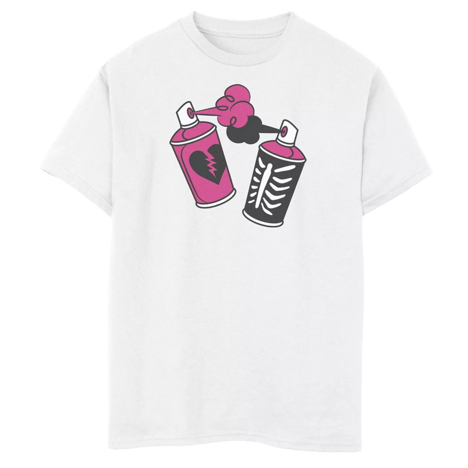 

Футболка Fortnite Spray Cans для мальчиков 8–20 лет с рисунком Licensed Character, белый