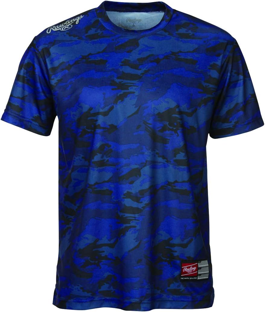 

Футболка Rawlings ATS9S01 в камуфляжном стиле, бейсбольная форма, темно-синий