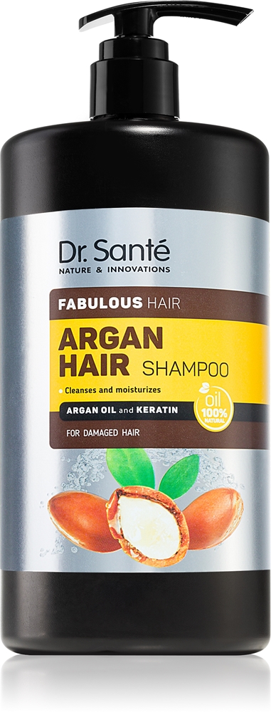 

Увлажняющий шампунь с арганой для поврежденных волос Dr. Santé, 1000 мл