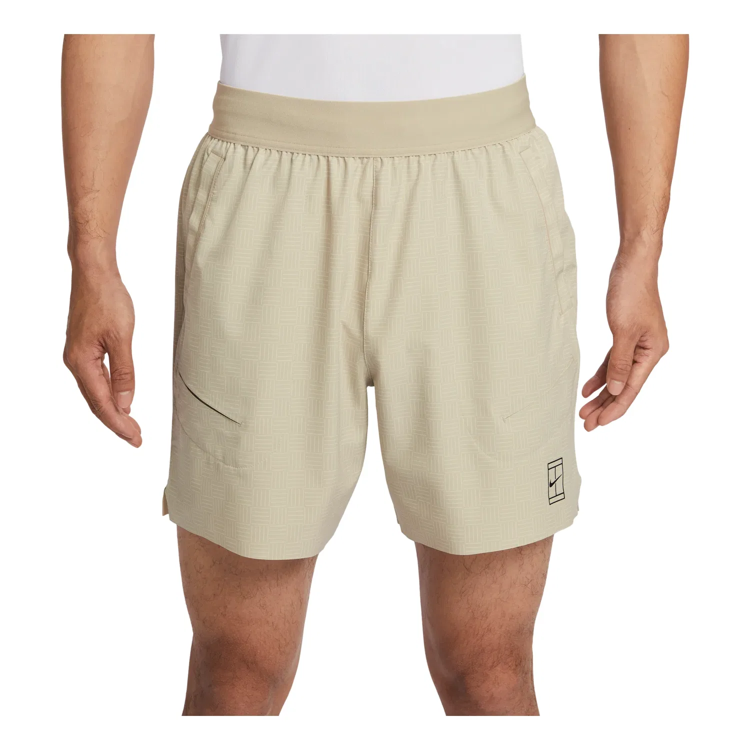 Шорты NikeCourt Advantage Dri-FIT 'Desert Khaki' IB1072-253, белый