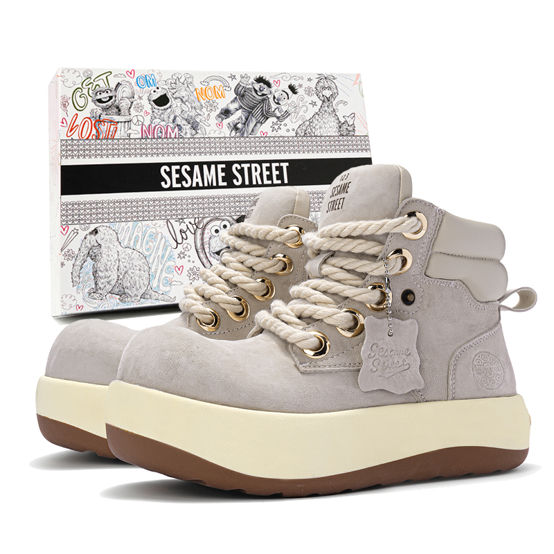 

SESAME STREET Мартин Бут унисекс - хаки бежевый, цвет Khaki Beige[Classic]