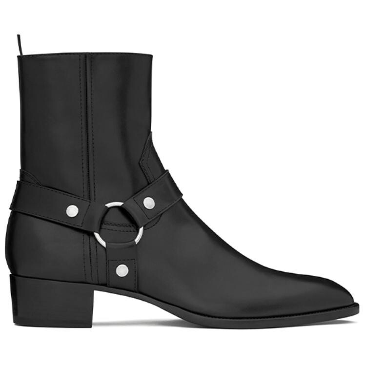 Ботильоны мужские Wyatt черные Saint Laurent