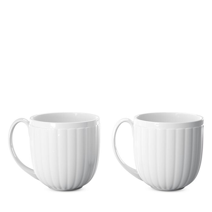 

Фарфоровая кружка Georg Jensen Bernadotte, набор из 2 шт, белый
