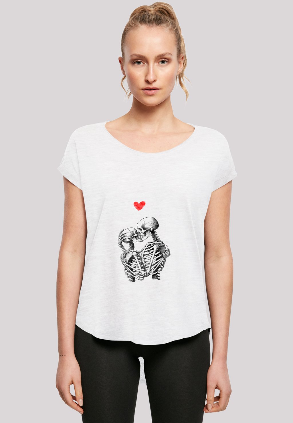 

Футболка с принтом LOVE IS ALL YOU NEED F4NT4STIC, белый