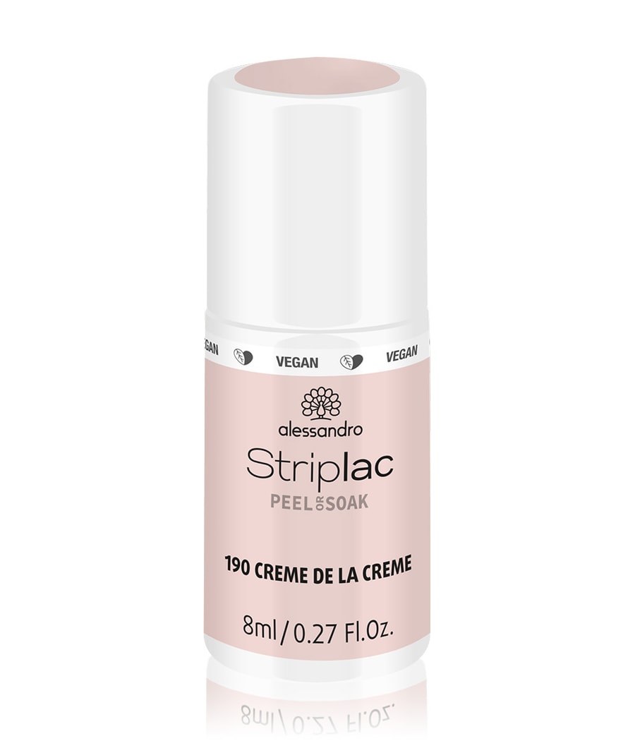 

Лак для ногтей Alessandro Striplac Peel or Soak, Nr. 190 - Creme De La Creme, 8 ml