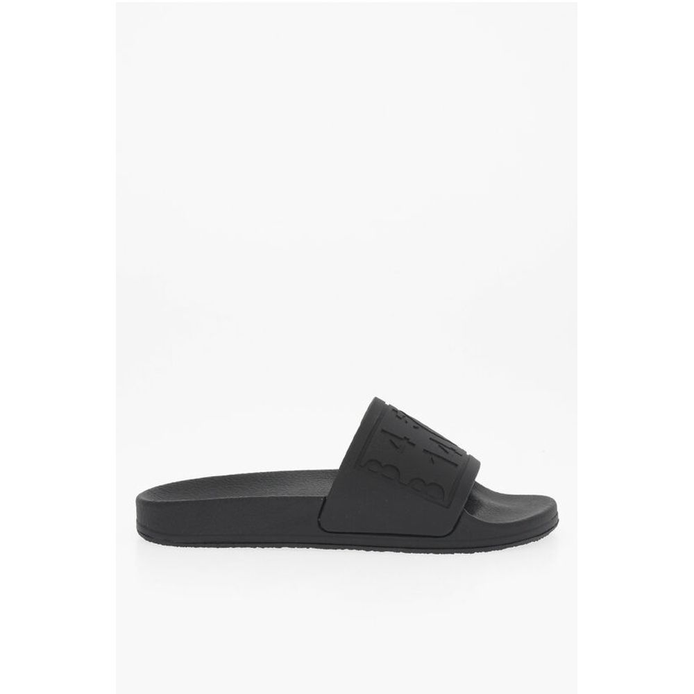 Слайды MM6 однотонные с тисненым логотипом Maison Margiela, Black — фото 3