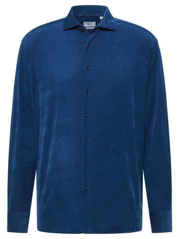 

Рубашка MODERN FIT королевского синего цвета Eterna