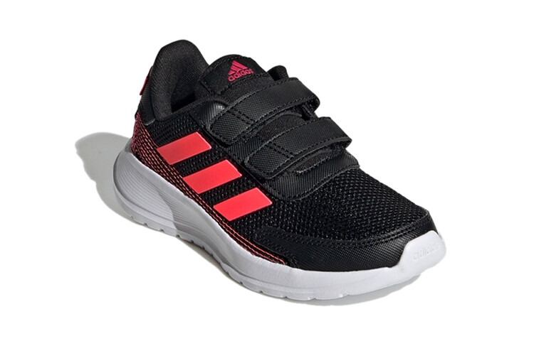Детские кроссовки серии TENSAUR PS Low-top черные/розовые/белые Adidas — фото 3