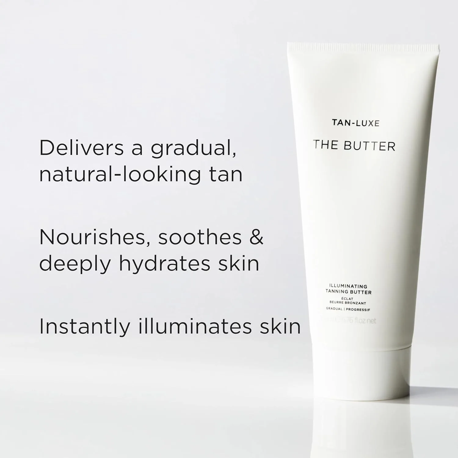 Увлажняющий крем для постепенного загара Tan-Luxe Women's The Butter Illuminating Gradual Tanning Moisturizer 200 мл (1 шт.), Multicoloured — фото 4