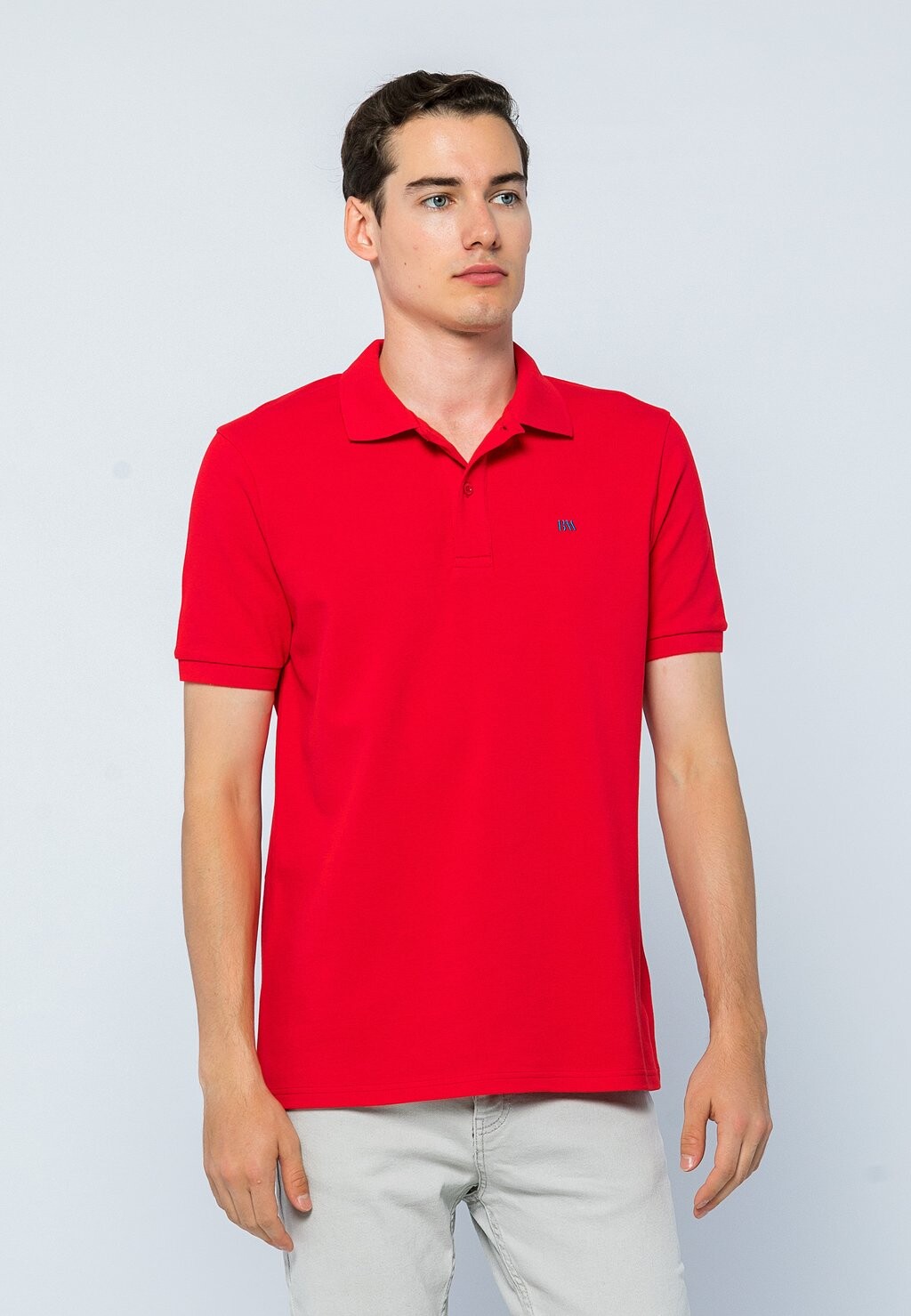 

Поло SHORT SLEEVE CASUAL Basics and More, красный