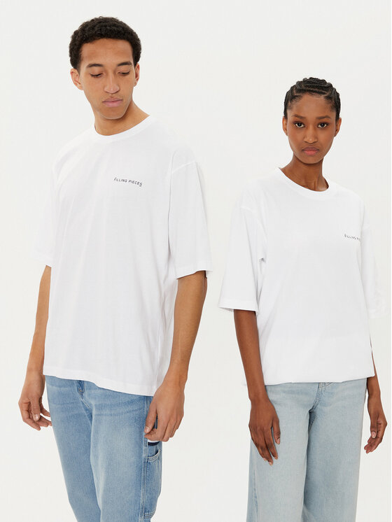 

Футболка свободного кроя Unisex 7441378 Filling Pieces, белый