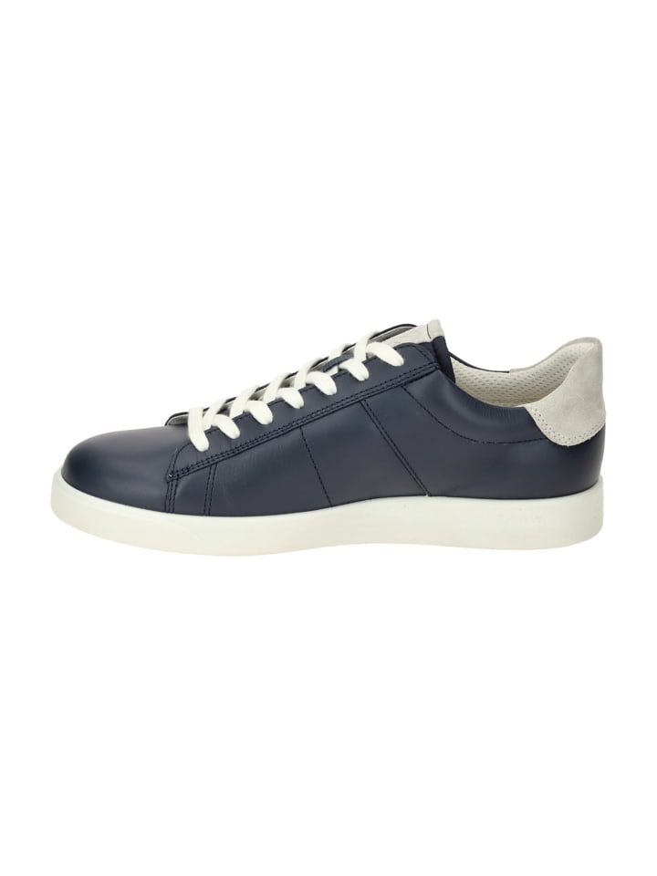 Ecco Спортивные кроссовки на шнуровке синего цвета — фото 2