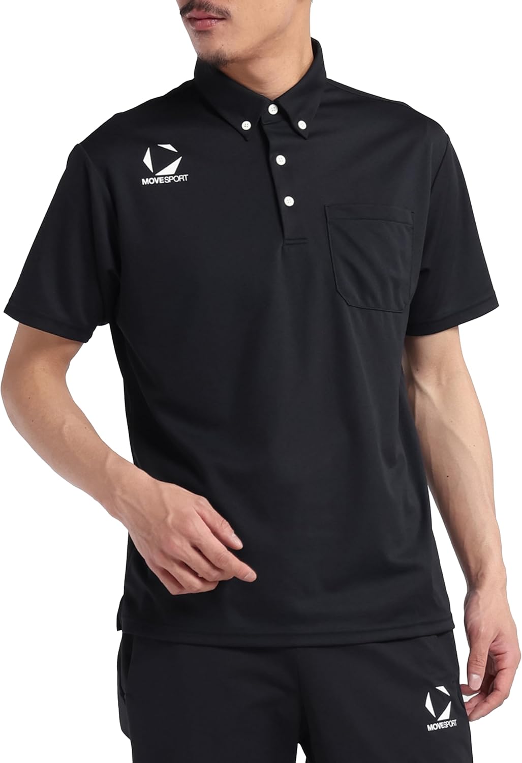 

Футболка с коротким рукавом MOVESPORT (Move Sports) 2025 Model Descente из быстросохнущей ткани пике, отводящей пот, для тренировок, бега и ходьбы, мужская, унисекс, взрослая