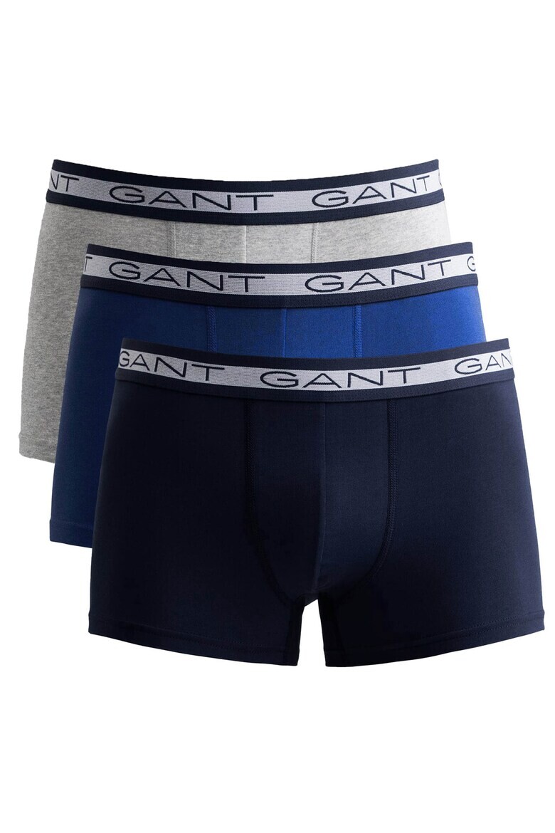 

Боксеры с логотипом, 3 пары Gant, серый