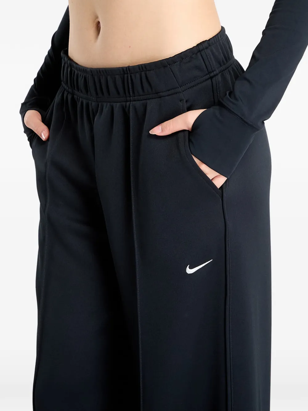 Широкие спортивные брюки Nike, черный — фото 4