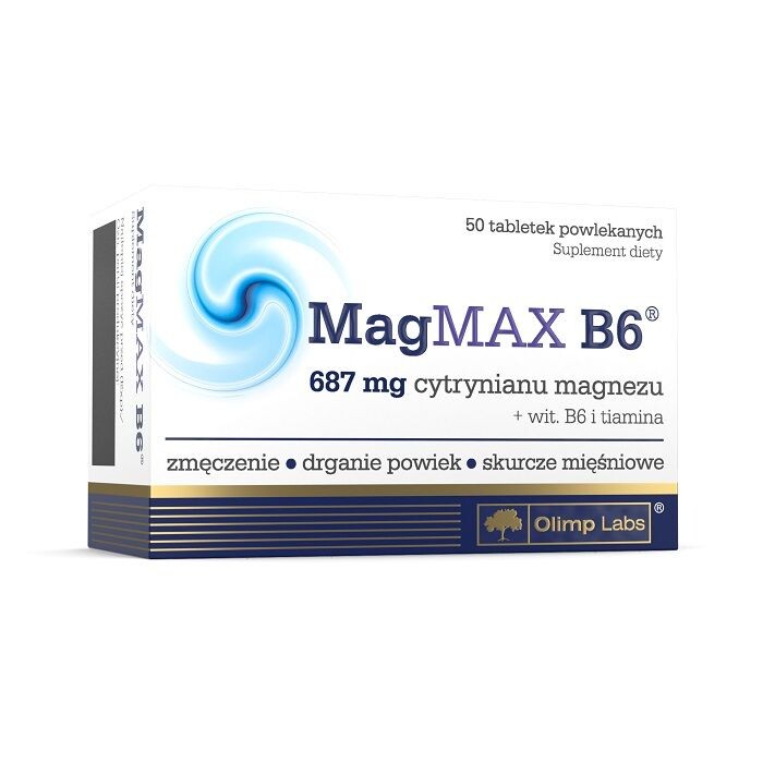 

Olimp MagMax B6 магний с витамином B6, 50 шт.