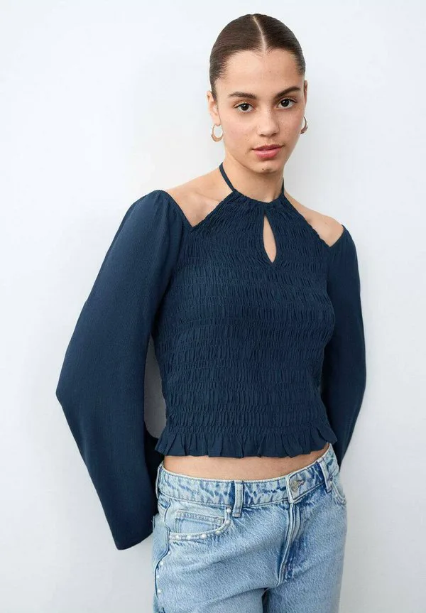 Подростковая блузка Mango Kids, Marineblauw