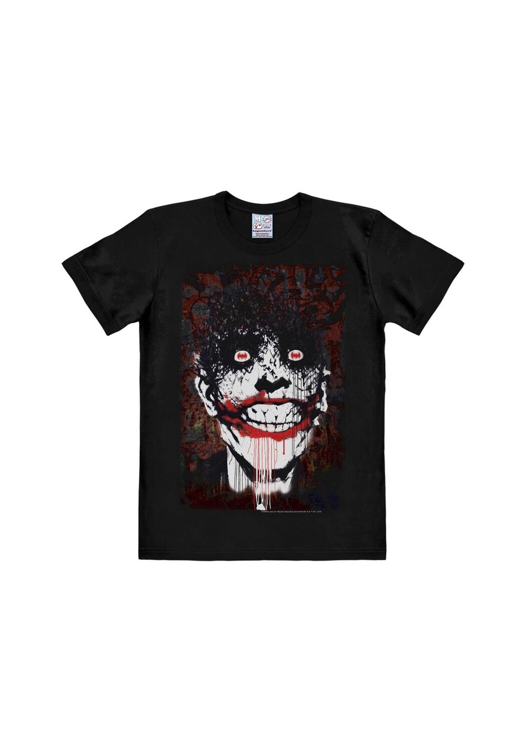 

Футболка Easyfit Joker Face - Граффити LOGOSHIRT, черный
