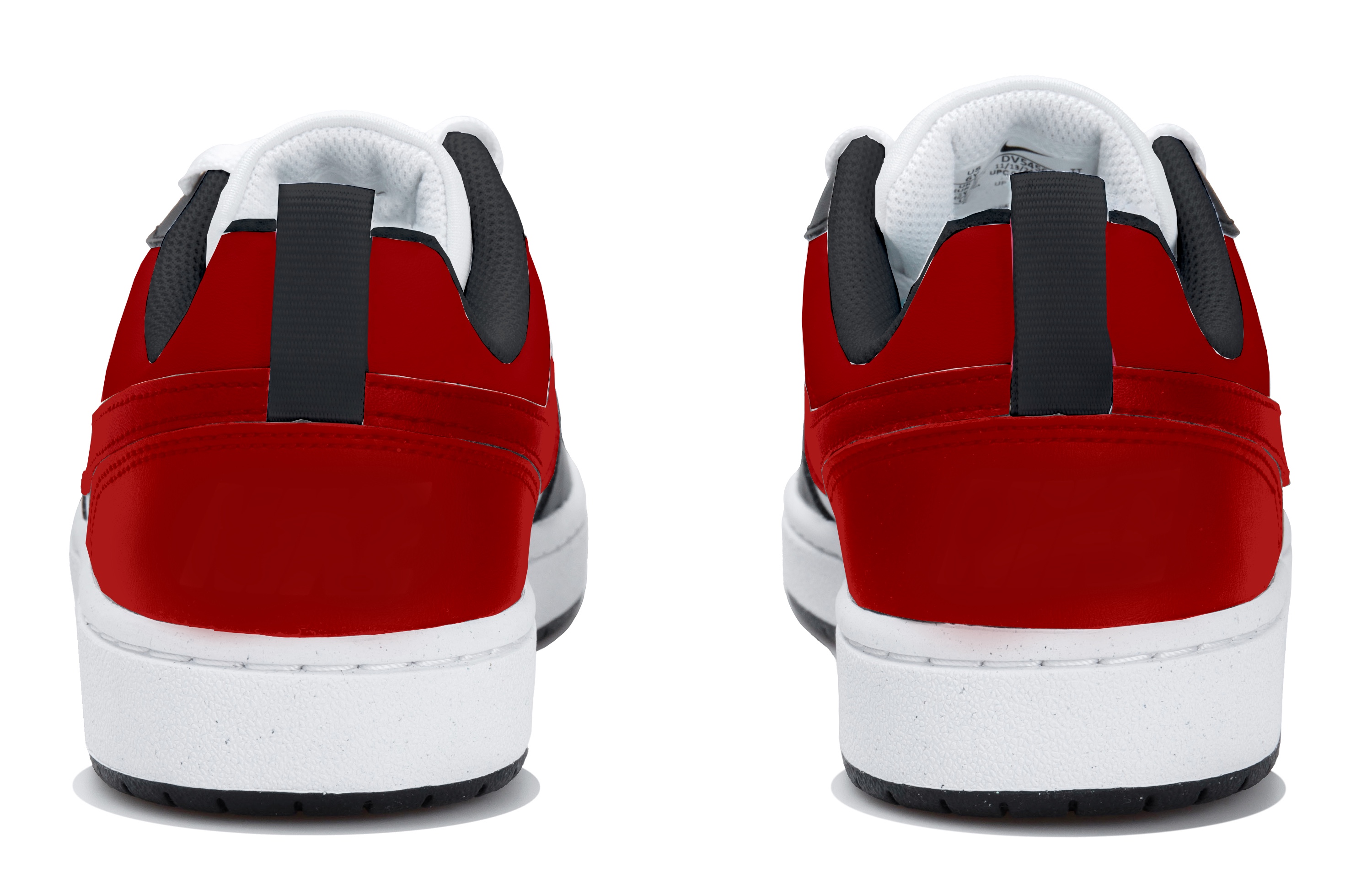 Кроссовки для скейтбординга Court Borough LOW RECRAFT для детей и подростков Nike, белый/красный/черный — фото 4