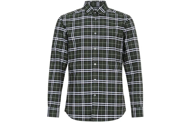 Рубашка мужская Burberry Seaweed Moderate Others, Хип-хоп Стрит, весна, осень