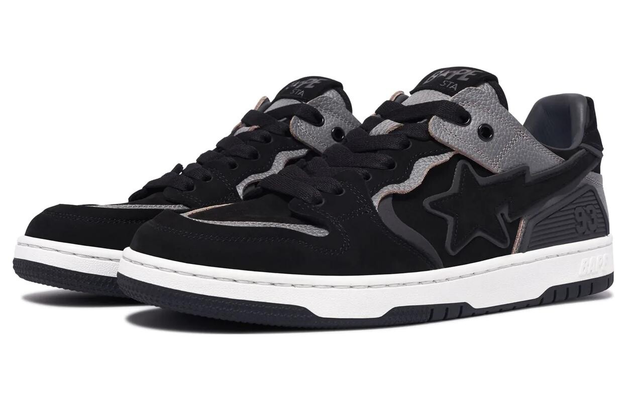 Кроссовки A BATHING APE SK8 Skateboarding Shoes Men Low-top, хаки — фото 4