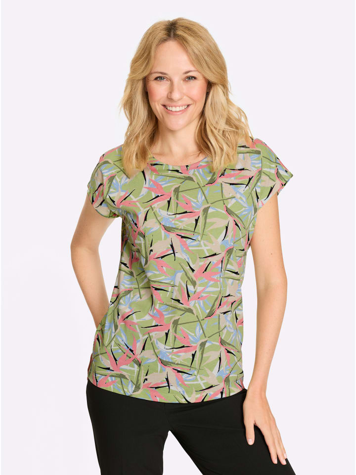 

Sieh an! Футболка с короткими рукавами, салатового цвета, с принтом в виде фламинго, Зеленый, Sieh an! Футболка с короткими рукавами, салатового цвета, с принтом в виде фламинго