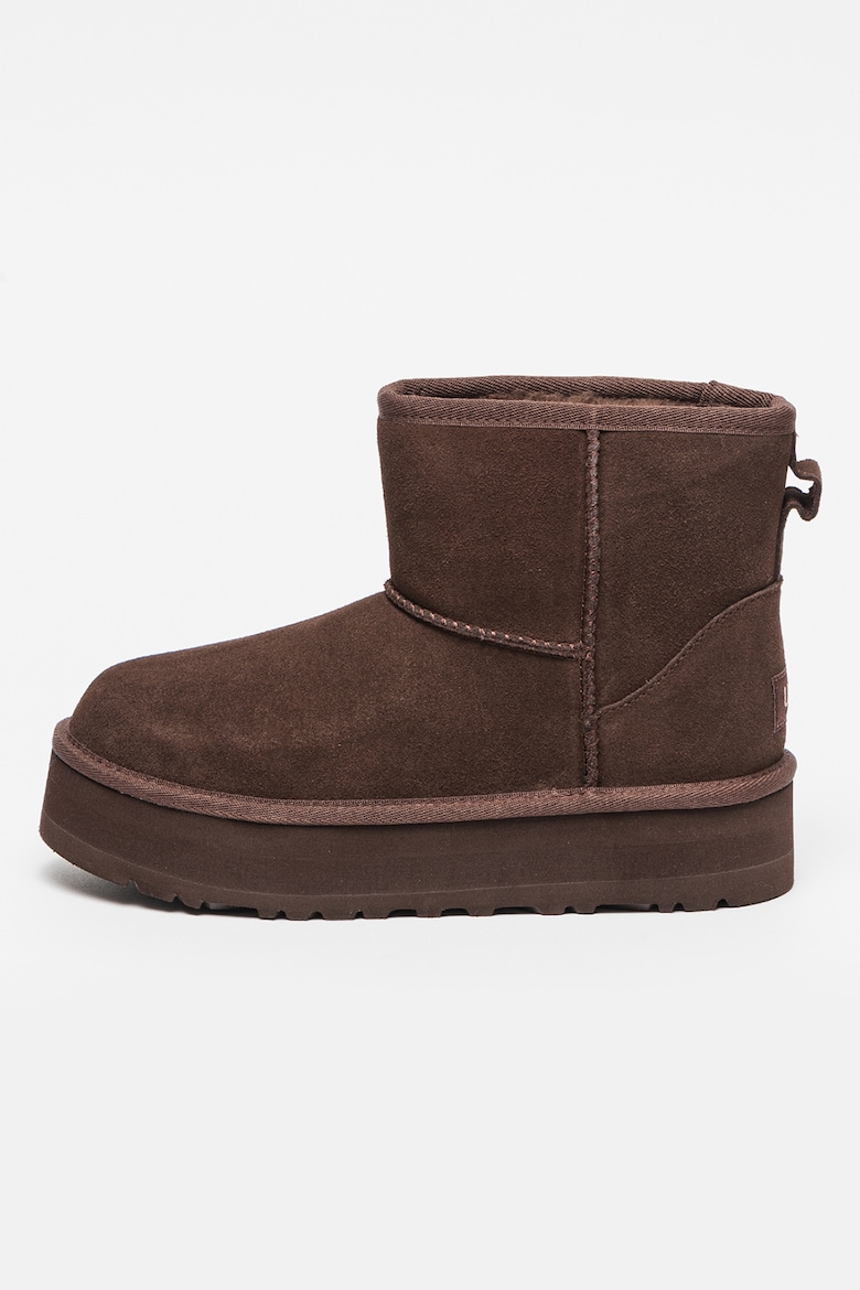 

Классические мини-сапожки из замши Ugg, коричневый