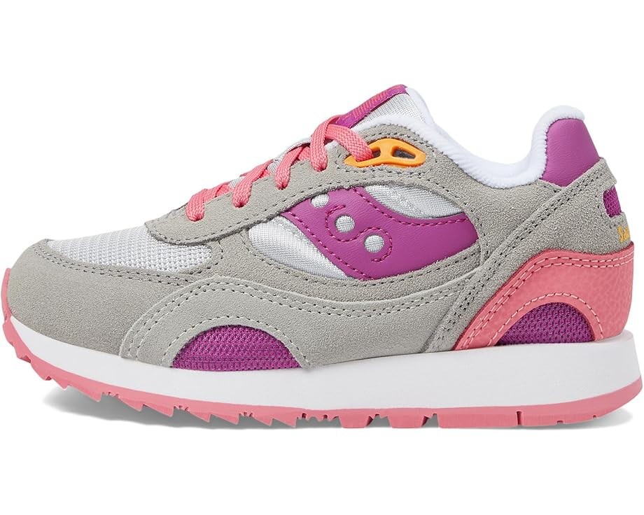 Кроссовки Saucony Kids Originals Shadow 6000, цвет Grey/Purple/Coral — фото 4