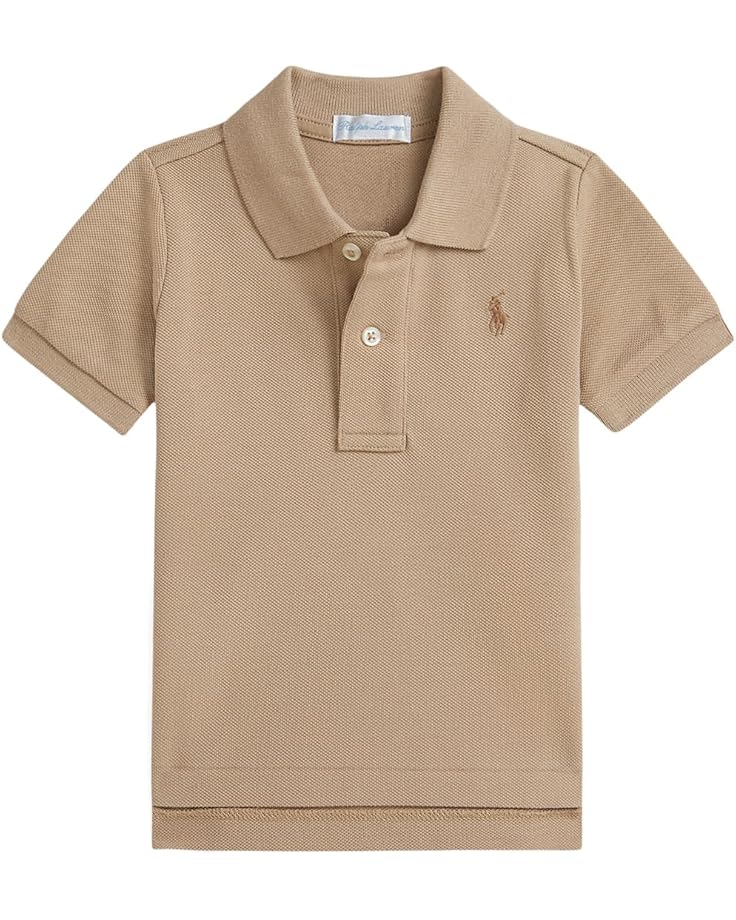 

Поло Polo Ralph Lauren Kids Cotton Mesh Polo Shirt, цвет Vintage Khaki